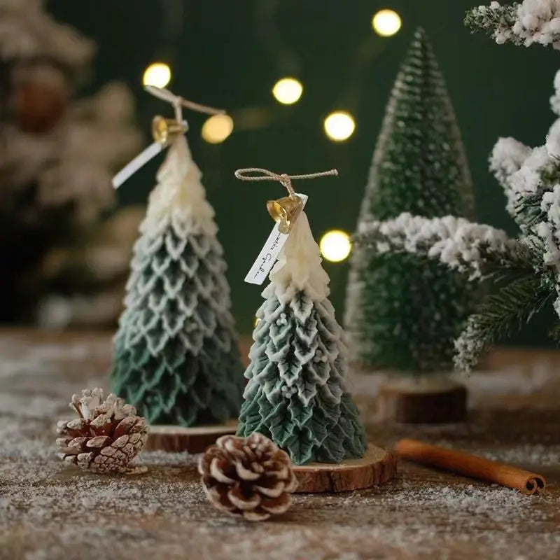 Christmas Tree Candles Scented High-quality Appearance Gifts Fresh