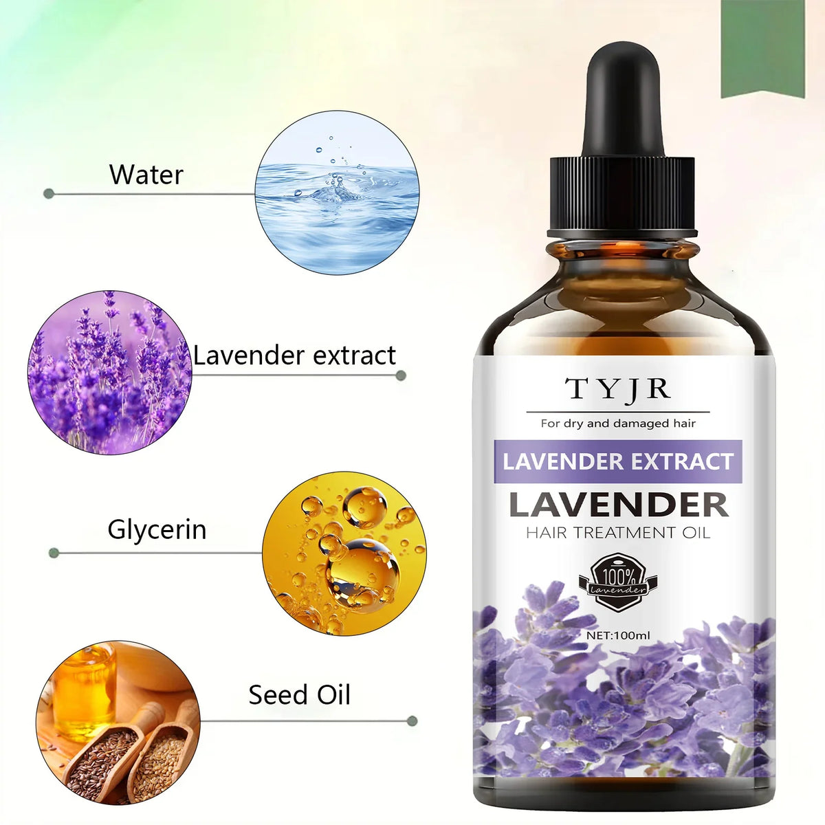 Pure Lavender Essential Oil – Skin, Massage, Hair & Diffuser