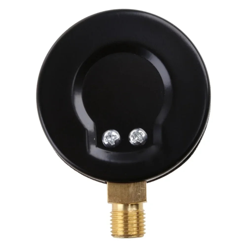 2-in-1 Pressure Gauge Thermometer 10 Bar Temperature Up 120 C Floor