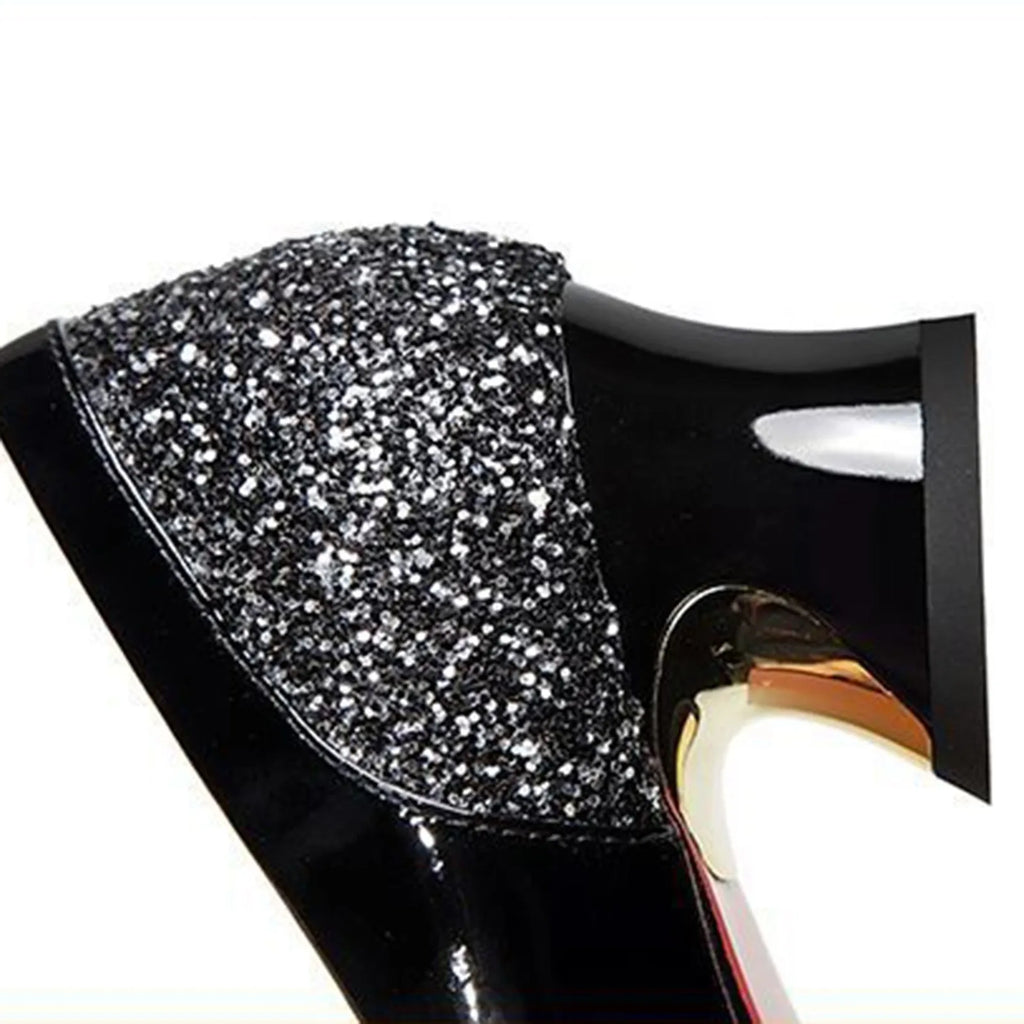 Women's Pointed Toe Pumps 4CM Heel – Elegant Slip-On Shoes