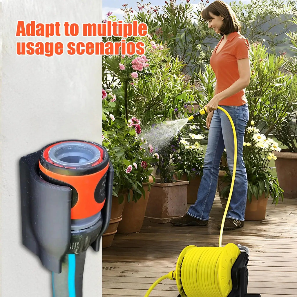 Wall Hose Holder Outdoor Garden Sprayer Hanger Nozzle Bracket