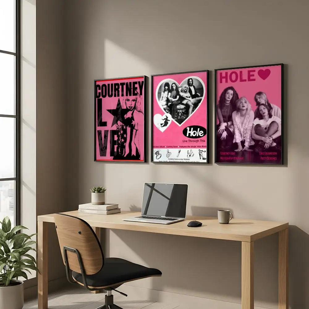 HD Art Poster Wall Sticker – Modern Music Band Wall Decor