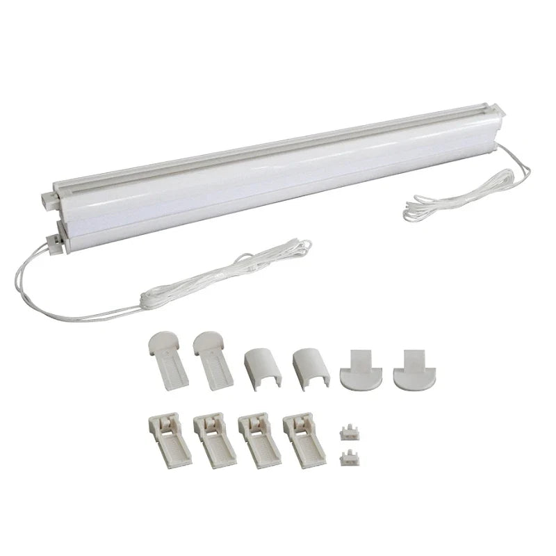 No-Drill Pleated Window Blind with Clamp Brackets | Indoor
