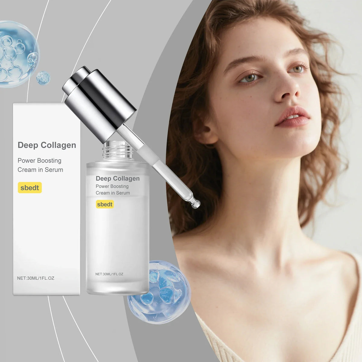 Hydrolyzed Collagen Firming Face Serum | Deep Moisture 30ml
