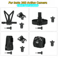 Insta360 X5/X4/X3 Accessories Kit – Chest, Head & Wrist Mount