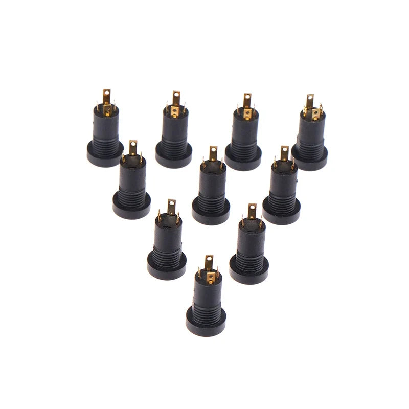 3.5mm Female Audio Jack Socket 3/4 Pin Stereo Connector – 5 Pack