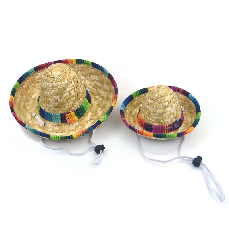 Adjustable Sun Hat for Cats & Dogs – Breathable Summer Pet Hat