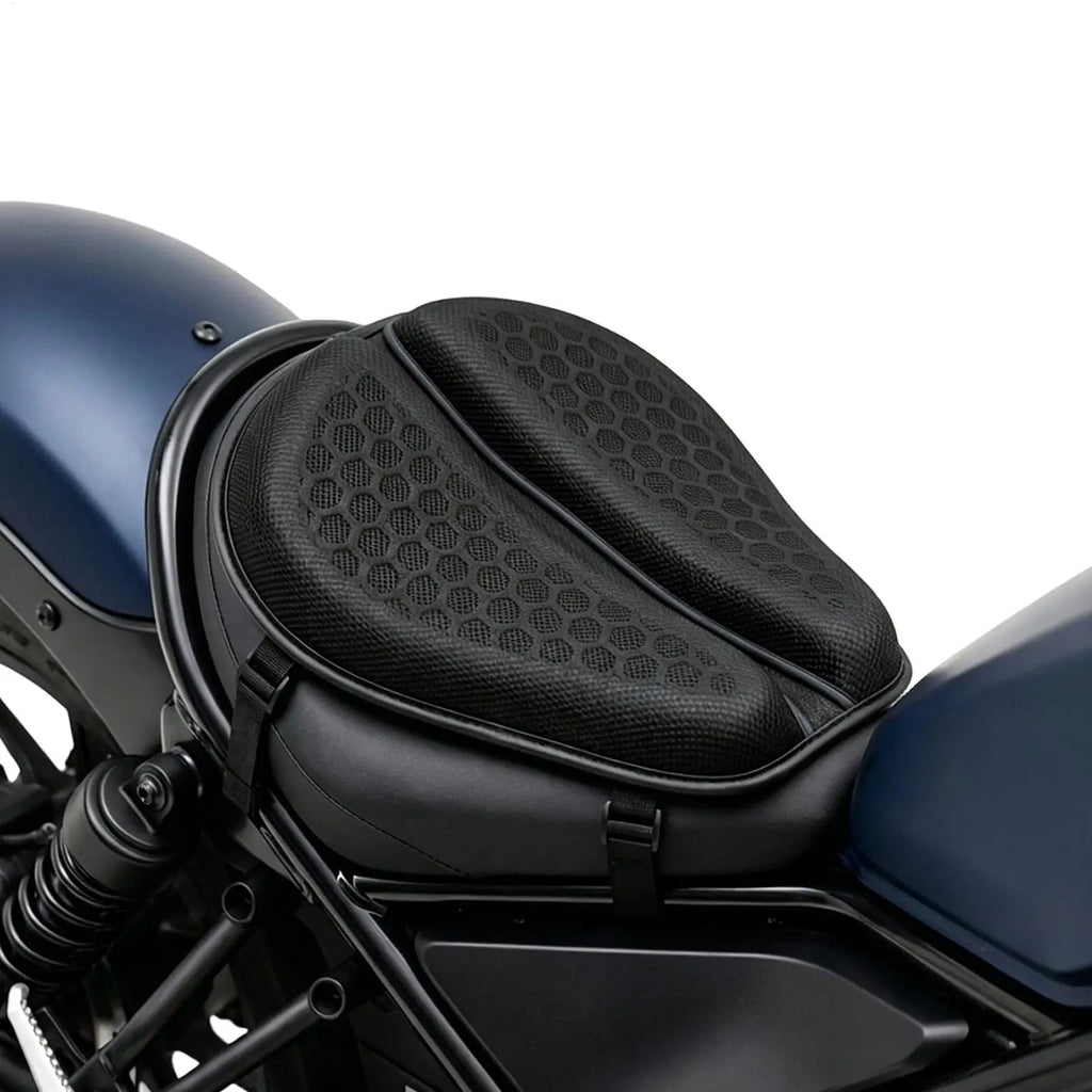 Honeycomb Gel Motorcycle Seat Cushion | Non-Slip Long Ride