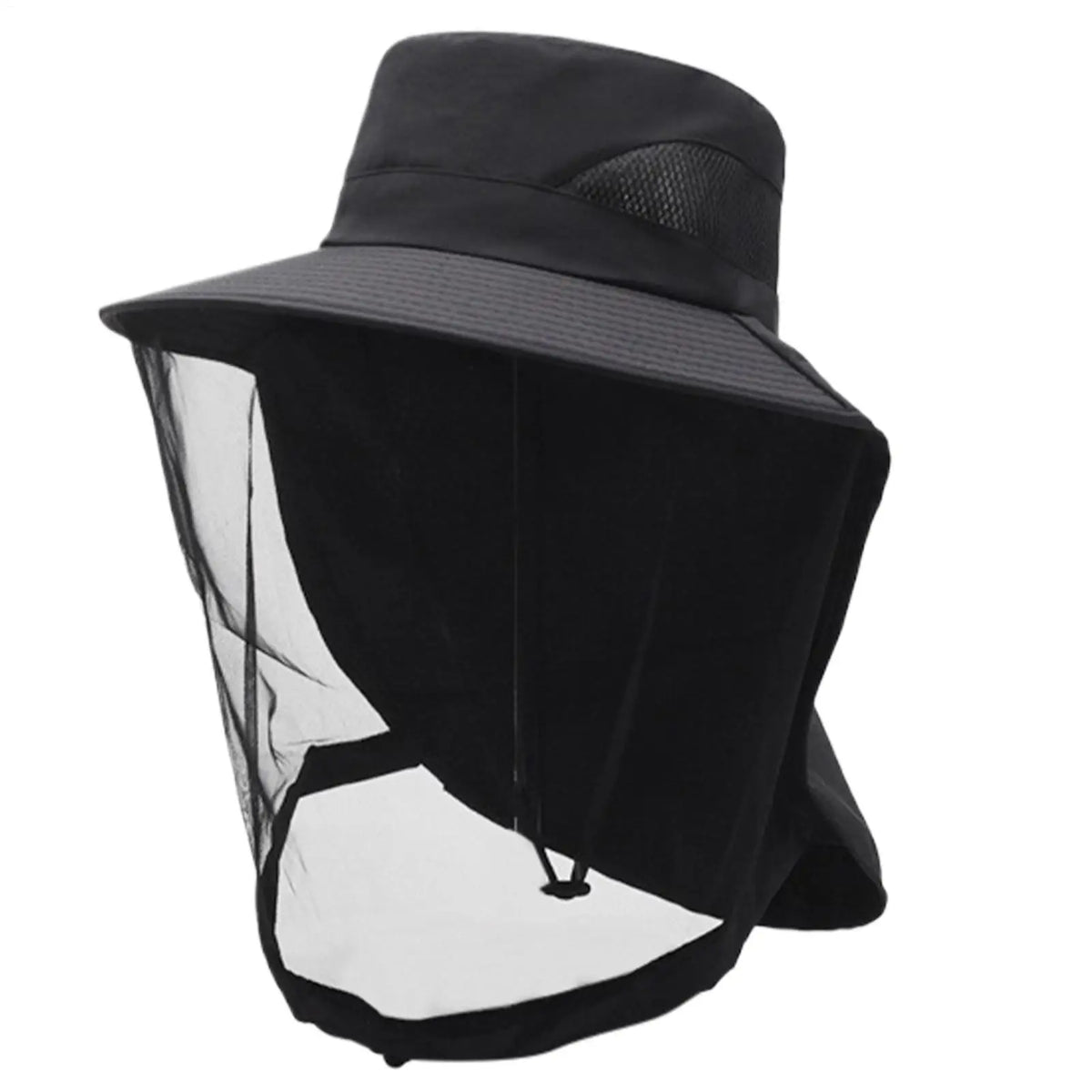 UV Sun Hat with Neck Flap & Mesh | Fishing Hiking Bucket Hat