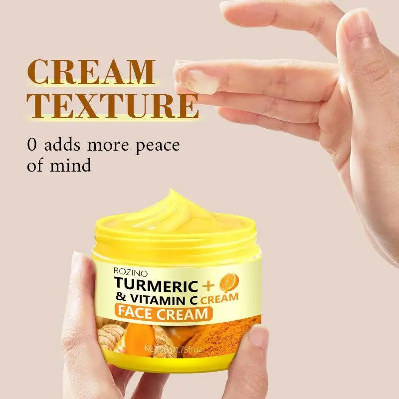Turmeric VC Face Cream Firming Moisturizes Skin Leaving Fresh Non