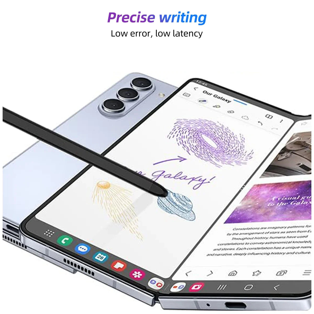 Samsung Galaxy Z Fold 7 EMR Stylus Pen with Pen Slot
