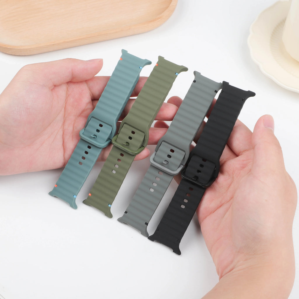 Silicone Band for Samsung Galaxy Watch 8 40mm 44mm Classic 46mm