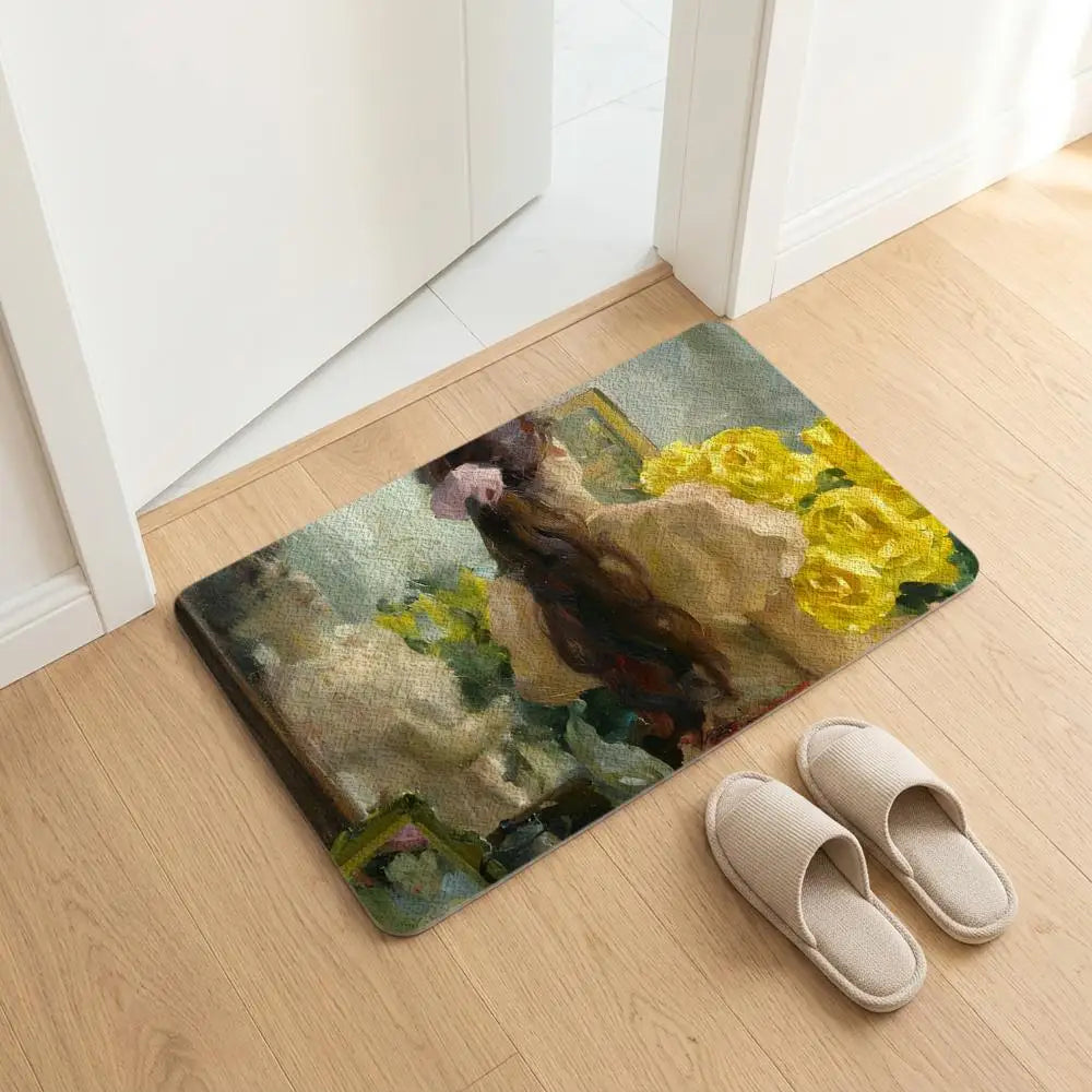 Diatomite Bath Mat Quick-Dry Anti-Slip | Morisot Art Design