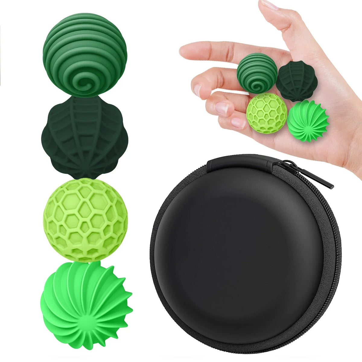 Magnetic Sensory Fidget Balls Silicone Stress Relief Toys Adults