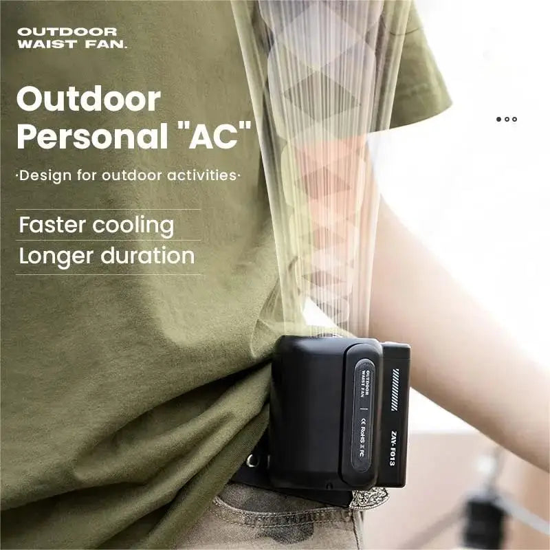 HOMEFISH Wearable Neck Fan – Rechargeable Hands-Free Cooling