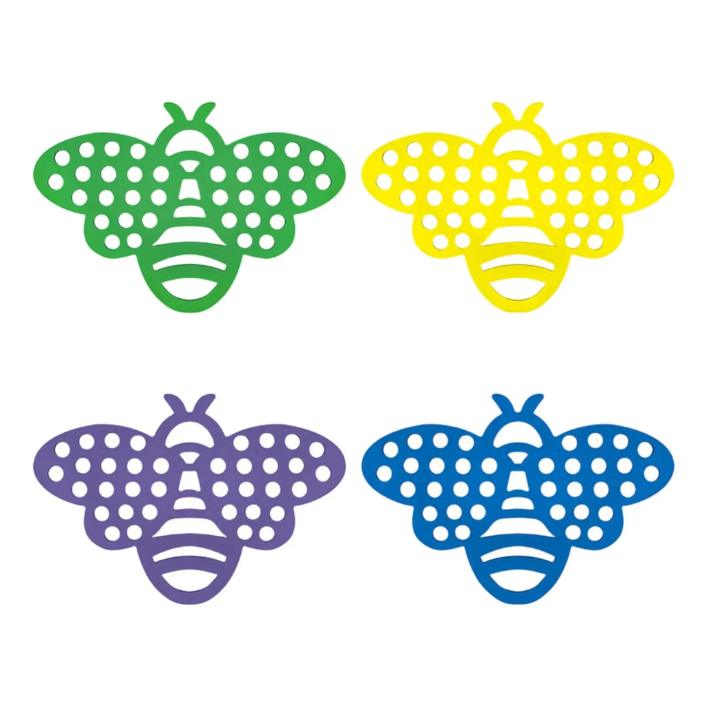 4-Pack Floating Bee Island Waterer – Anti-Drowning Drinking Tray