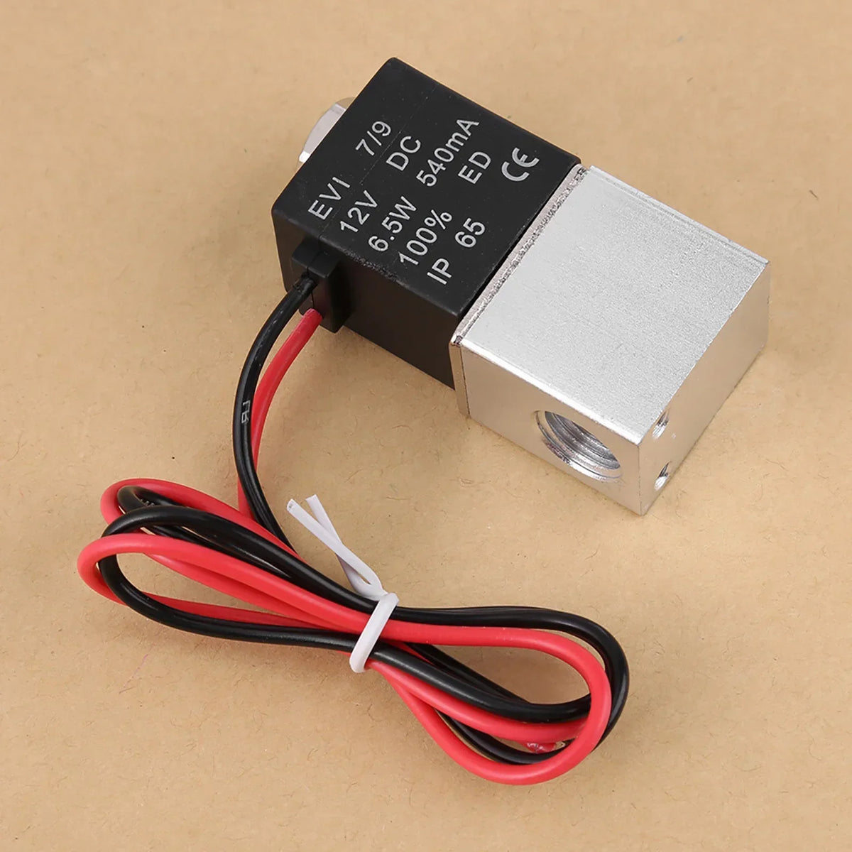 2 Way Normally Closed Valve 12V DC 1 4 Pneumatic Aluminum Electric