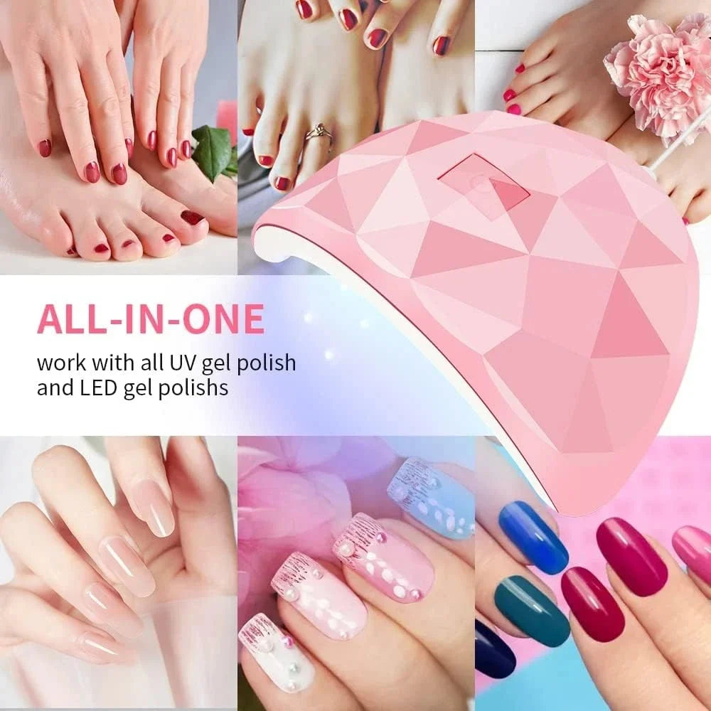 54W UV LED Nail Lamp Sunlight Quick-dry Tool Professional Fingernail