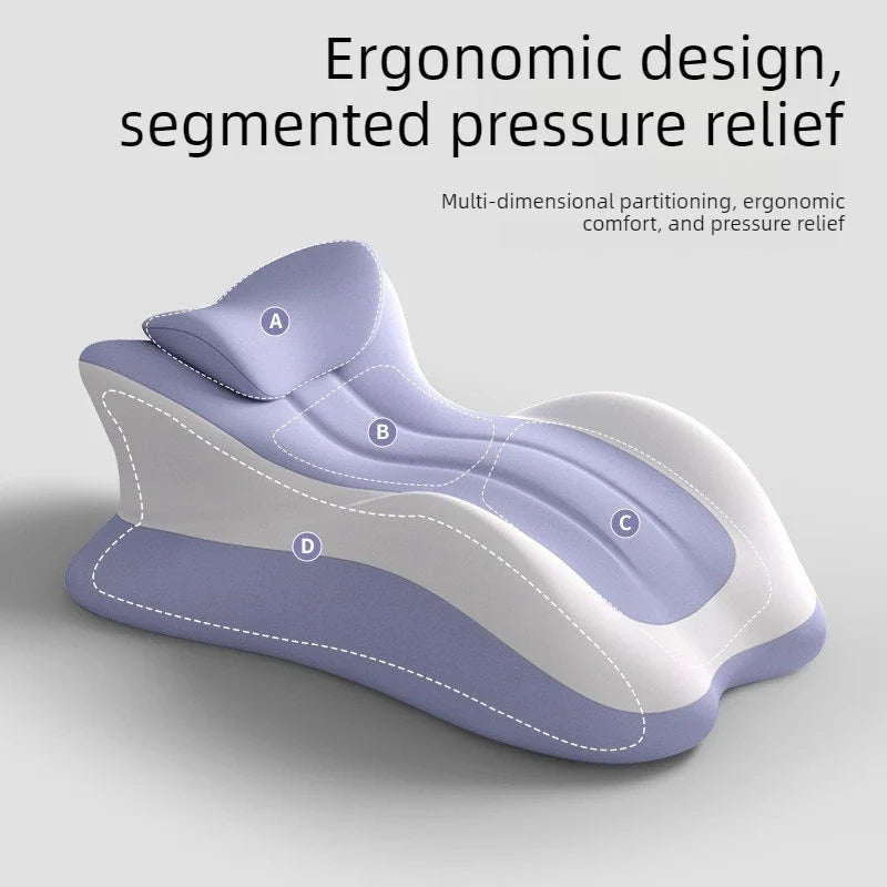 Memory Foam Bed Wedge Pillow – Back, Neck & Leg Support