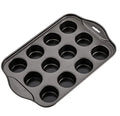 12-Cavity Nonstick Mini Cheesecake Pan | Removable Bottom Muffin