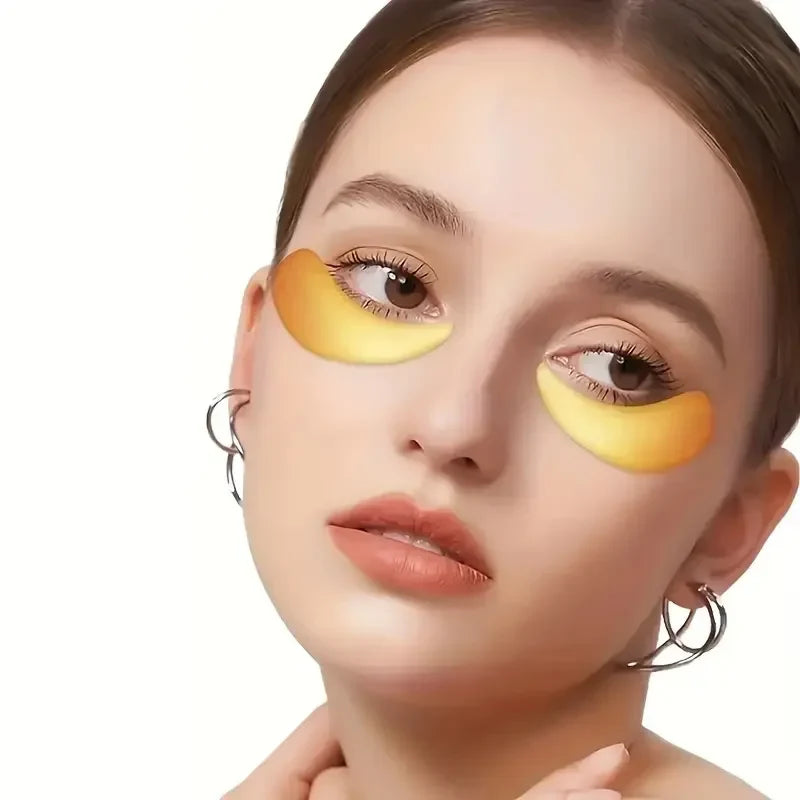 24K Gold Collagen Eye Mask – Firm, Brighten & Hydrate (60 pcs)