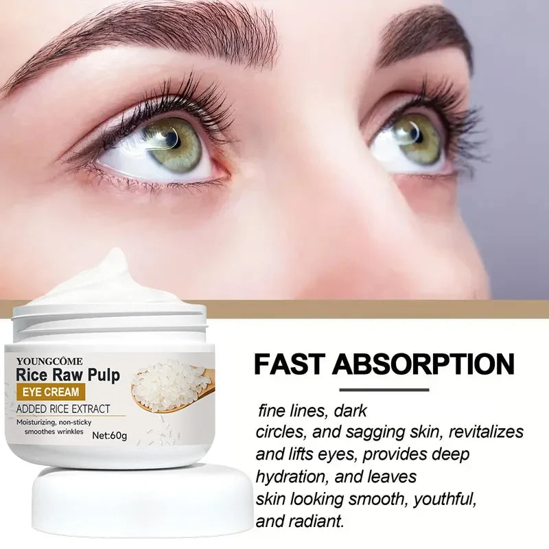 YOUNGCOME Rice Anti-Wrinkle Eye Cream | Brightening Moisturizer