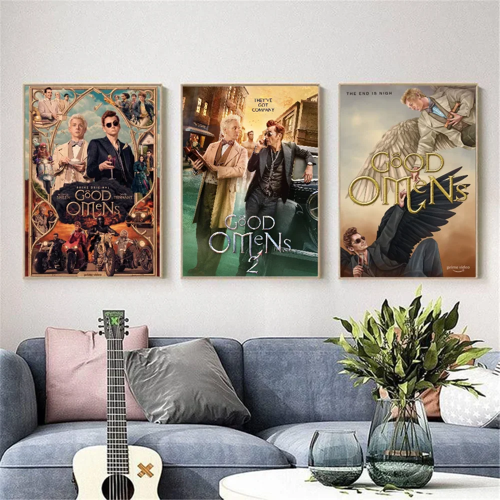 Good Omens TV Show Poster – HD Waterproof PVC Wall Art Decor