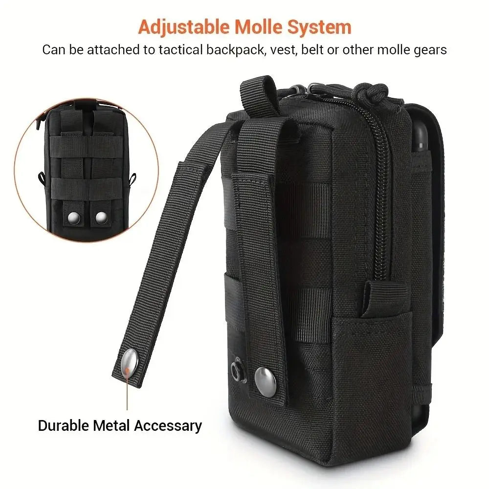 Oxford Waterproof Phone Belt Bag – Clip-On Waist Pouch