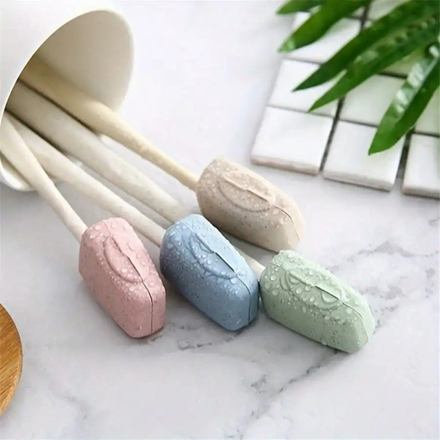 4-Pack Portable Toothbrush Head Covers – Travel Protective Caps