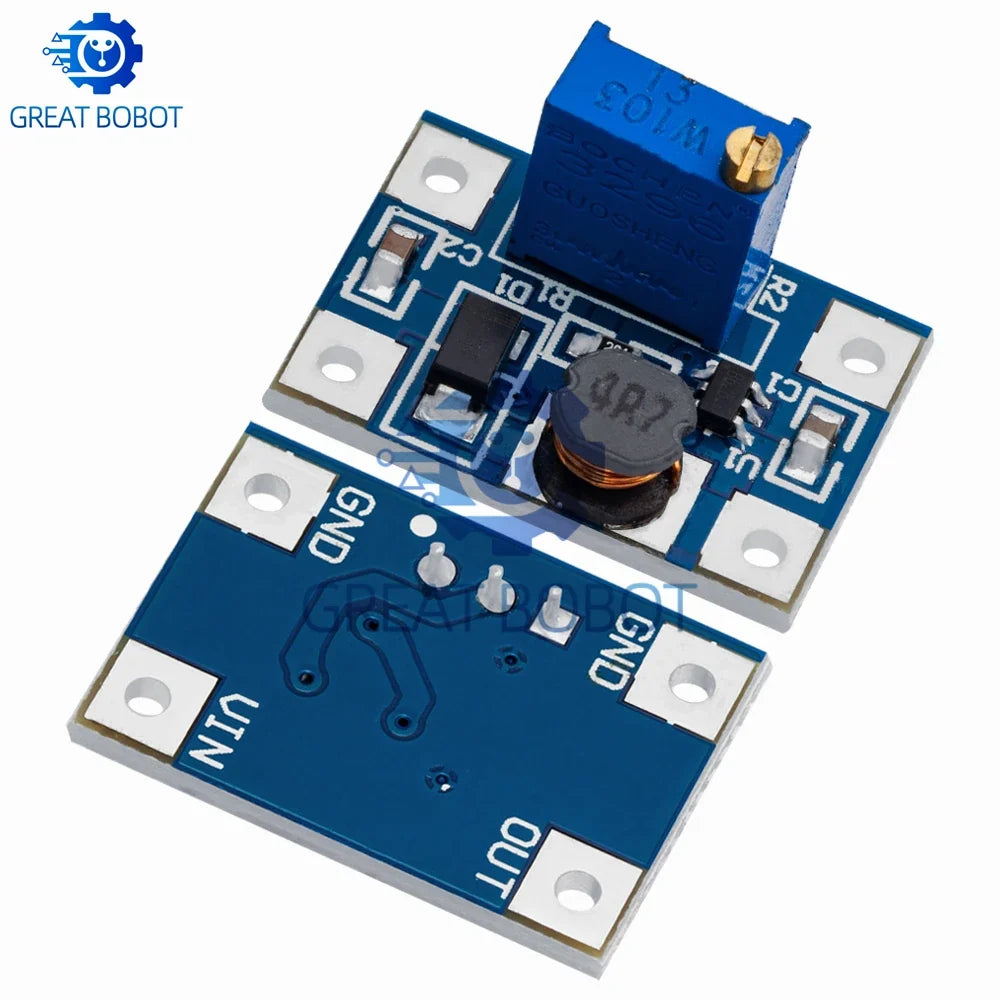 SX1308 DC-DC Step-Up Boost Converter Module 2A Adjustable