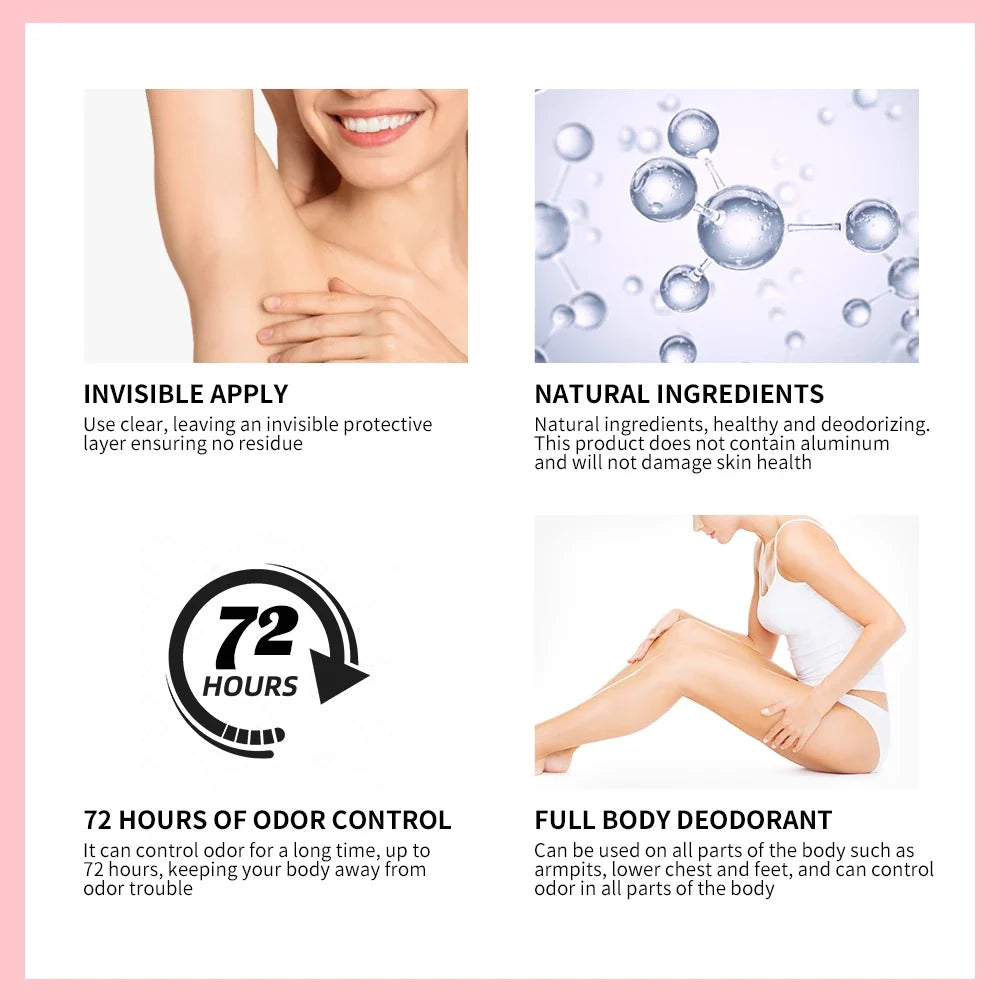 72-Hour Whole Body Deodorant Stick – Aluminum-Free | Men & Women