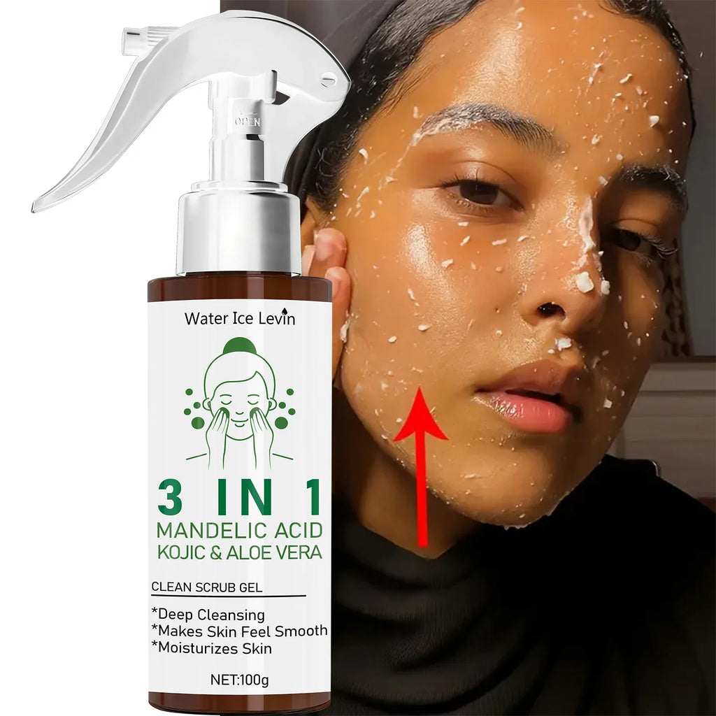 3-in-1 Mandelic Acid & Kojic Acid Scrub Gel with Aloe Vera