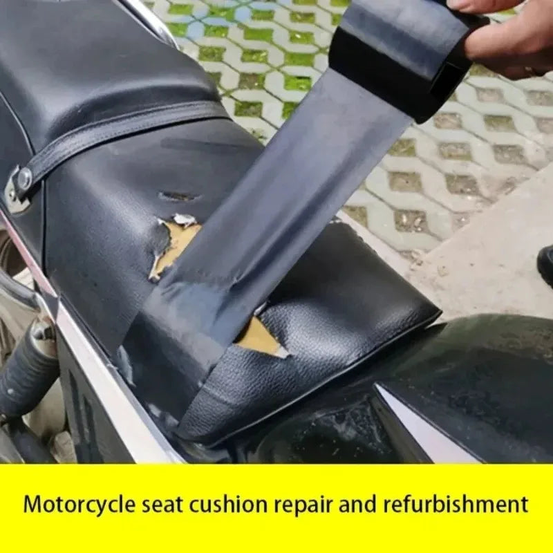 Black Leather Repair Tape – Adhesive Patch for Sofa & Car Seats