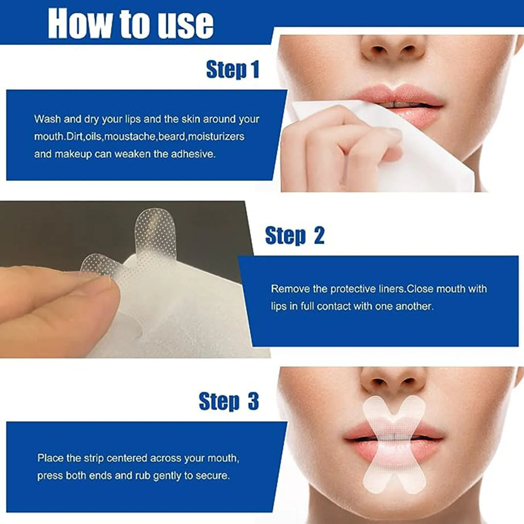 Mouth Tape for Sleeping – Nasal Breathing Sleep Strips