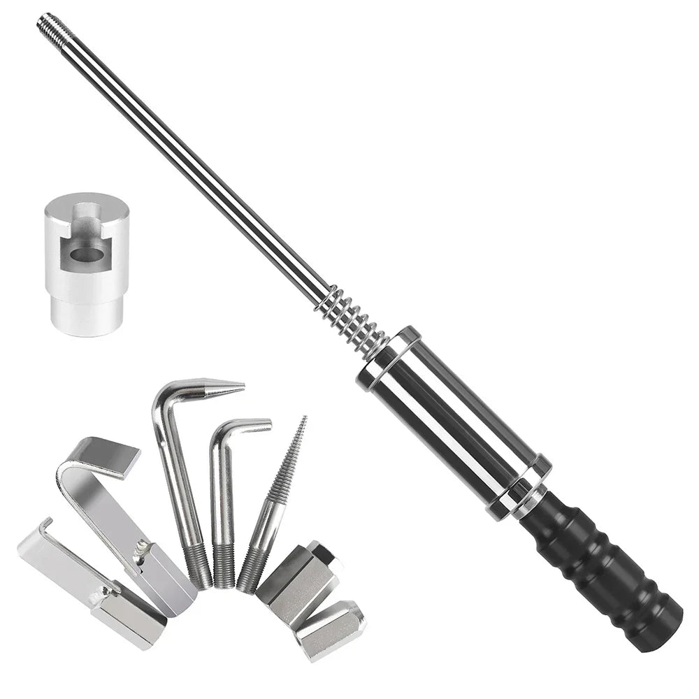 PDR Slide Hammer Dent Repair Kit – 8 Heads, Paint-Safe