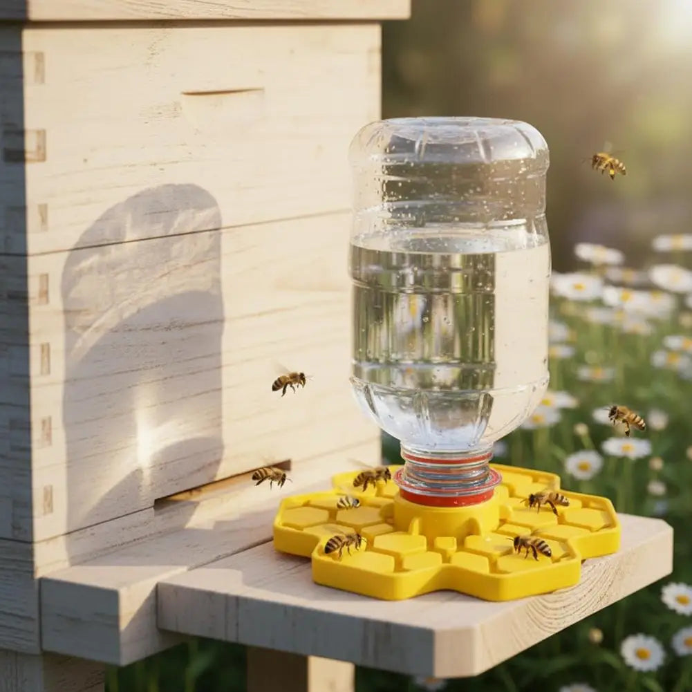 Bee Water Feeder Honeycomb Tray – Safe Honeybee Drinking Station