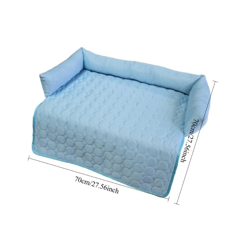 Ice Silk Pet Cooling Mat – Summer Pad for Dogs & Cats