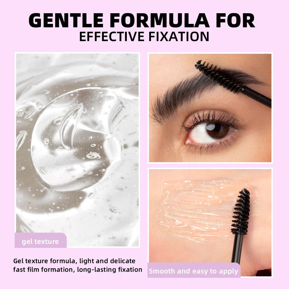 QIBEST Clear Eyebrow Soap Brow Gel – Long-Lasting Hold | 12g