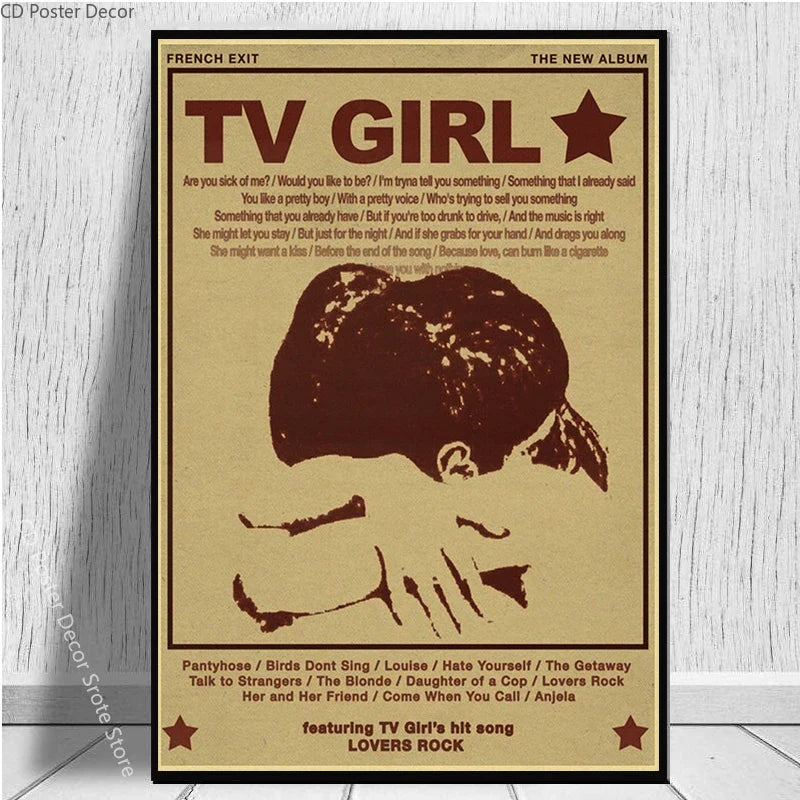 Vintage Music Posters – Lizzy Grant & TV Girl Retro Wall Art