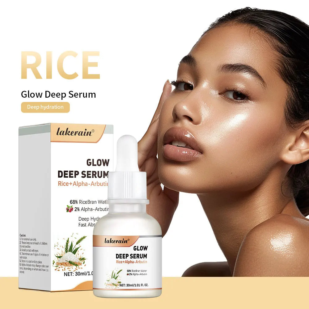 Rice Water & Alpha Arbutin Glow Face Serum 30ml | K-Beauty