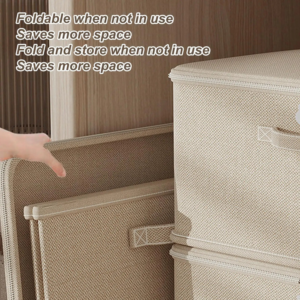 Lockable Storage Box with Handle – Odor-Proof Wardrobe Organizer