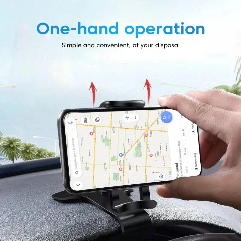 360° Car Phone Holder | Universal Dashboard & Air Vent Mount