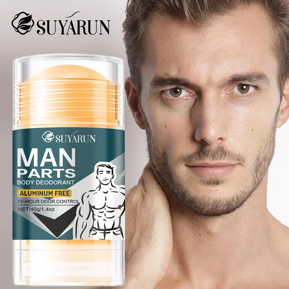 SUYARUN Natural Deodorant Stick for Men – Glycerin & Mint