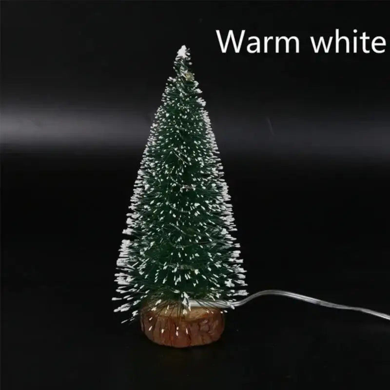 Mini LED Artificial Christmas Tree Desktop Decor – 4 Sizes