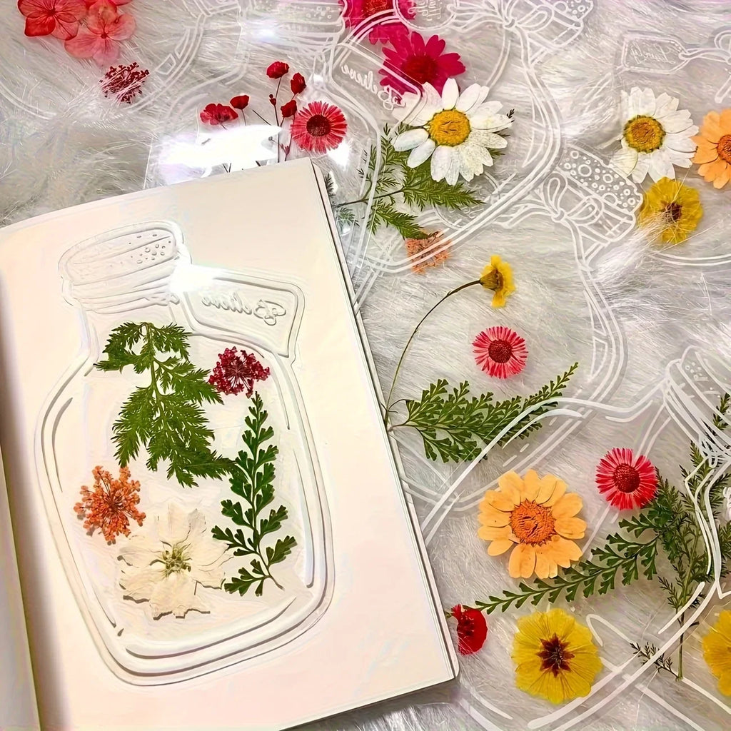 DIY Pressed Flower Bookmark Kit – Clear Transparent Handmade