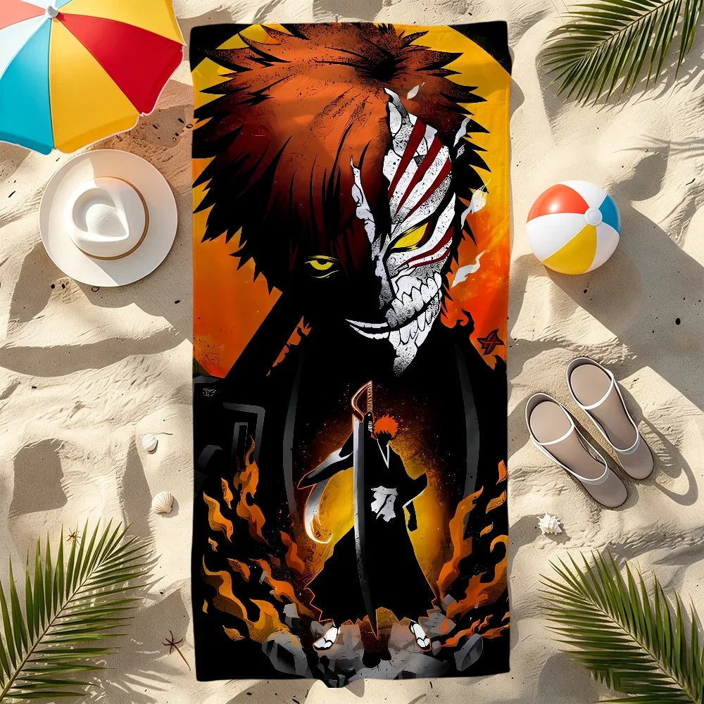 Bleach Ichigo Anime Beach Towel – Quick Dry Soft Multi-Size
