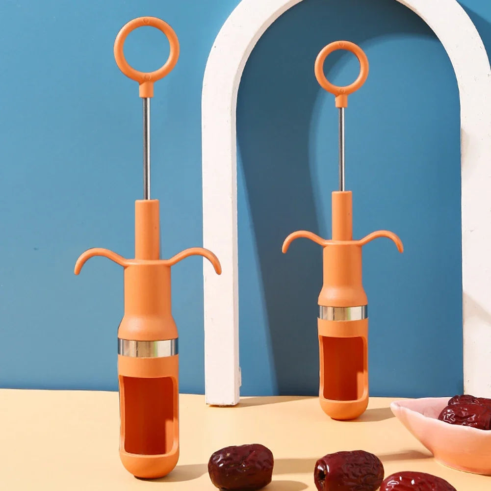 Cherry Olive Pitter & Jujube Corer – Stainless Steel 1/2/5 Pack