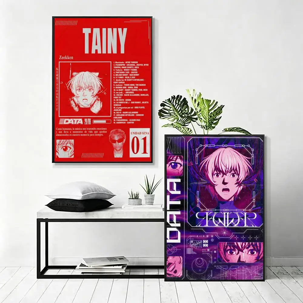 Tainy DATA Album HD Poster – Waterproof Wall Art Decor