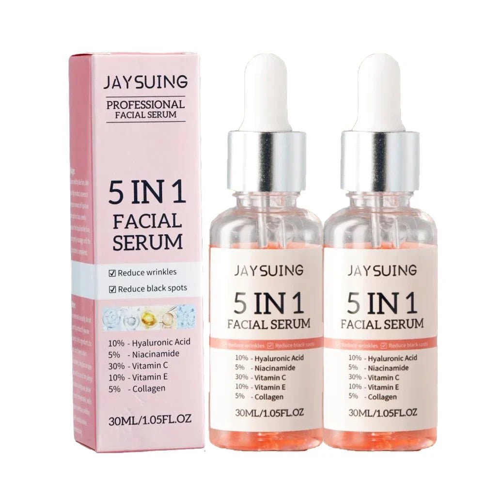 1 2 Face Serum Moisturizing Vitamin C Hyaluronic Acid Facial Shrink