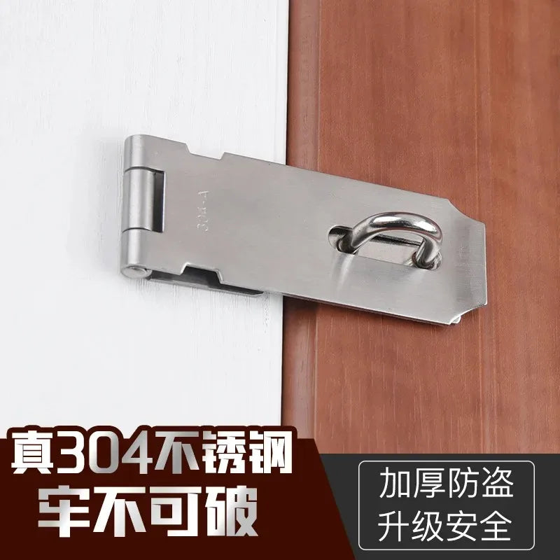Thickened Stainless Steel Door Safety Latch – Anti-Theft